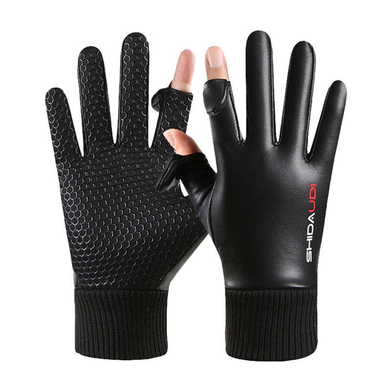 Heat Resistant Glove - ถุงมือมอเตอร์ไซค์บุขนแกะกันความร้อน หน้าจอสัมผัส กันน้ำ ปิดคลุมนิ้วเต็มรูปแบบ สำหรับขี่มอเตอร์ไซค์ จักรยาน