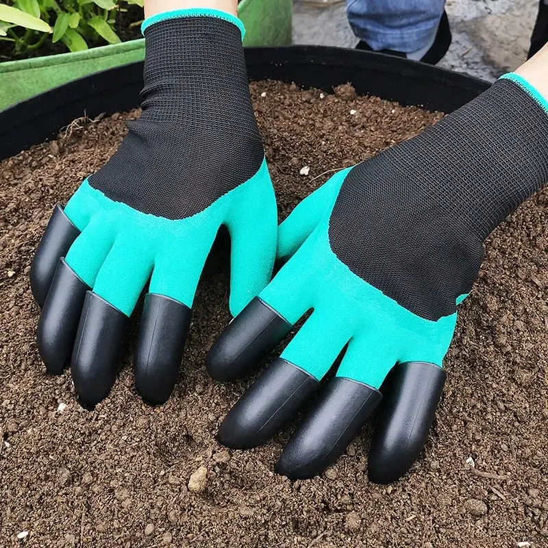ถุงมือทําสวนพร้อมกรงเล็บระบายอ - Gardening Glove Waterproof บทวิจารณ์และราคา