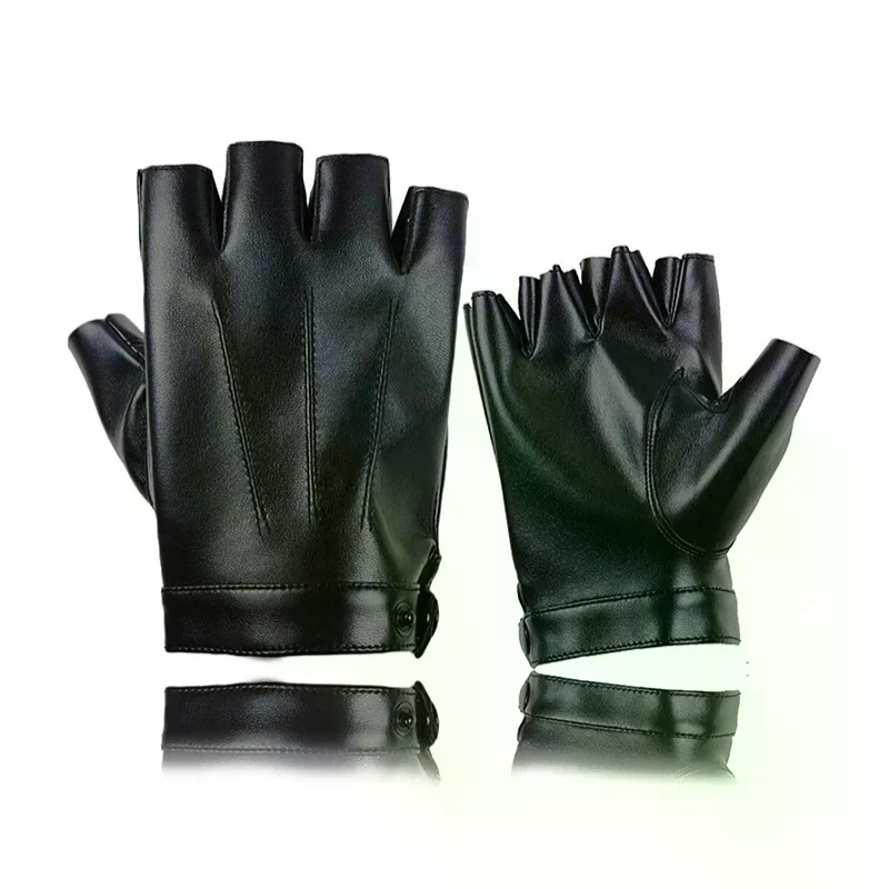 ถุงมือผู้ชายแบบไม่มีนิ้ว ถุงมื - Leather Driving Glove บทวิจารณ์และราคา