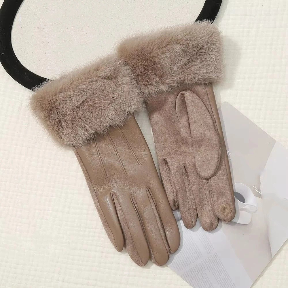 ถุงมือหนังผู้หญิงบุด้วยวัสดุกั - Winter Glove Insulated บทวิจารณ์และราคา