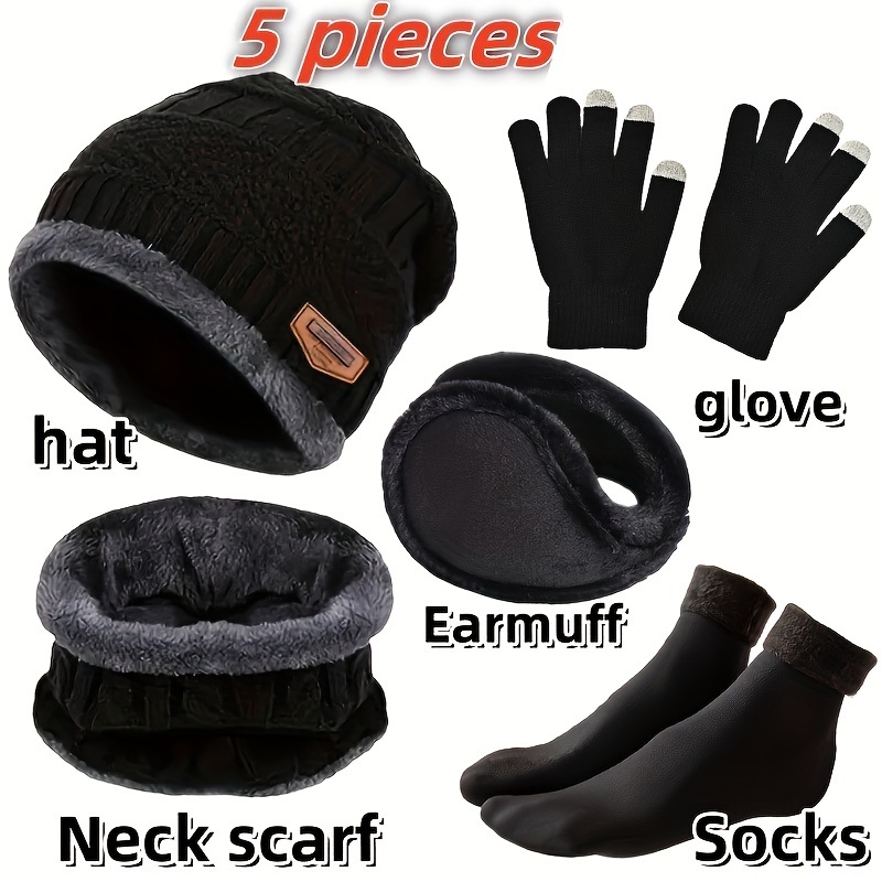 หมวกไหมพรมสำหรับผู้ชายสำหรับฤด - Winter Glove Insulated บทวิจารณ์และราคา