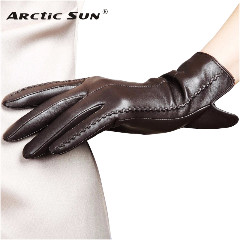 ถุงมือหนังแท้หญิงคุณภาพสูงสุภา - Leather Driving Glove บทวิจารณ์และราคา