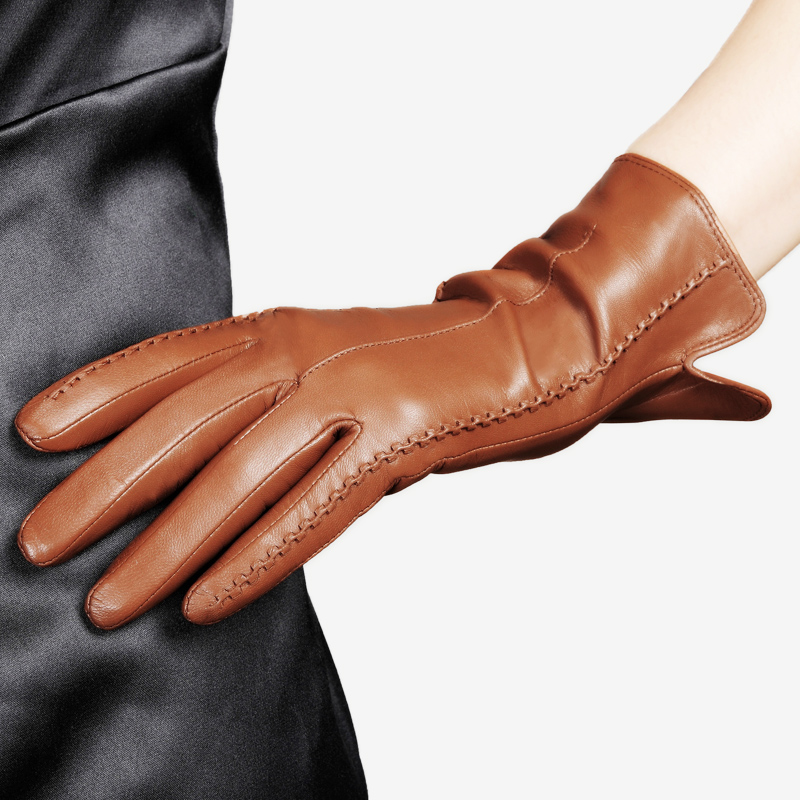 ถุงมือหนังแท้หญิงคุณภาพสูงสุภา - Leather Driving Glove บทวิจารณ์และราคา